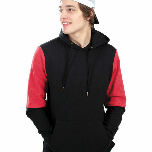 Men's All-American Team Fleece Colorblocked Hooded Sweatshirt Thumbnail