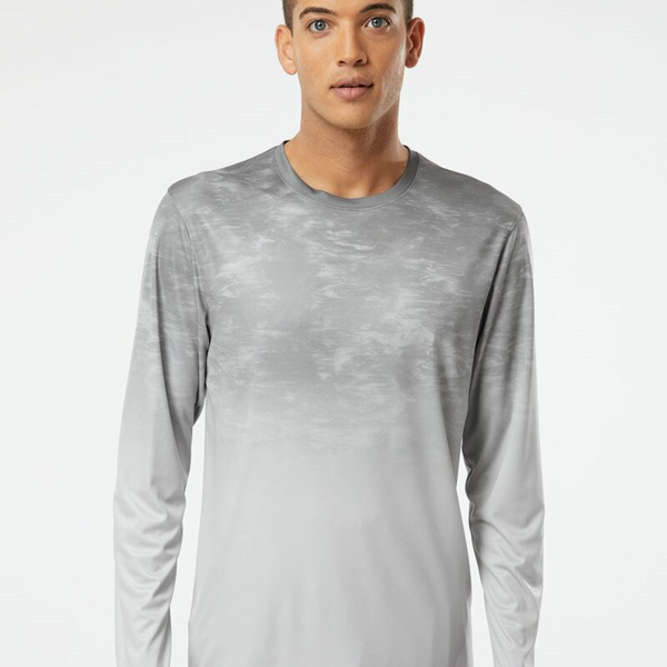 Unisex Montauk Oceanic Fade Performance Long Sleeve T-Shirt Thumbnail