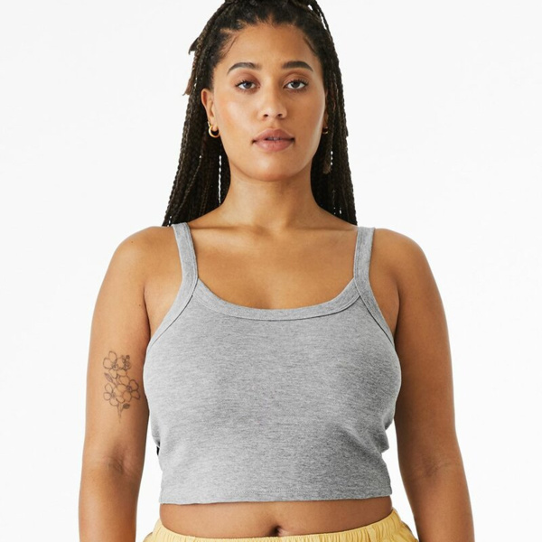 Women's Micro Rib Spaghetti Strap Tank Thumbnail