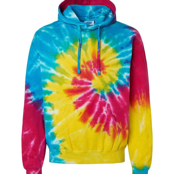 Youth Tie-Dyed Hooded Sweatshirt Thumbnail