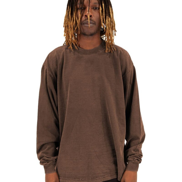 Unisex Max Heavyweight Garment-Dyed Long Sleeve Tee Thumbnail