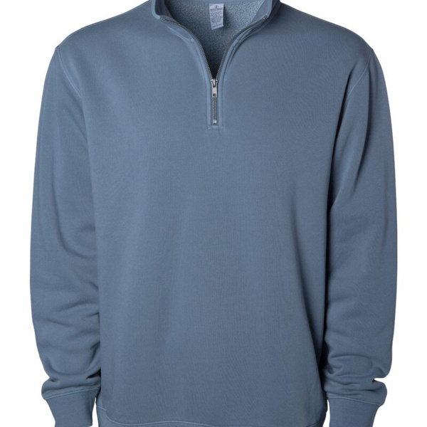 Unisex Pigment-Dyed Quarter-Zip Pullover Thumbnail