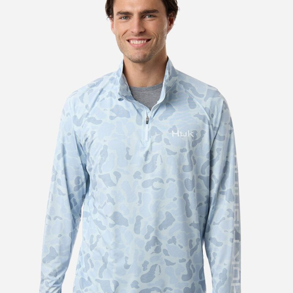 Men's Airweight KC Printed Quarter-Zip Pullover Thumbnail