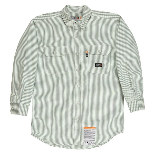 Men's Flame-Resistant Down Plaid Work Shirt Thumbnail