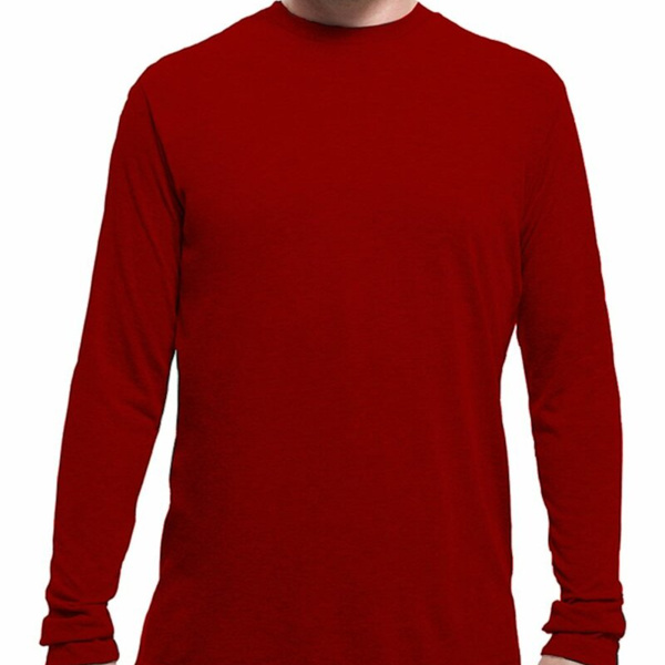 Unisex Gold Soft Touch Long Sleeve T-Shirt Thumbnail