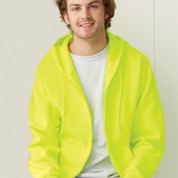 Unisex NuBlend® Full-Zip Hooded Sweatshirt Thumbnail