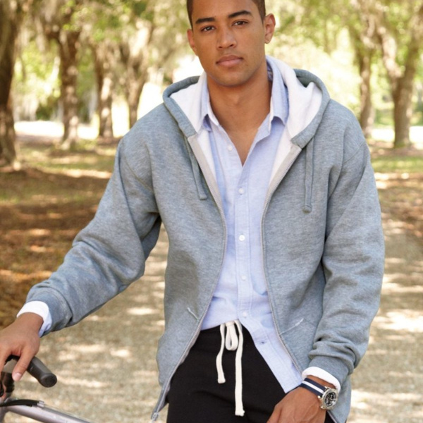 Men's Premium Full-Zip Hooded Sweatshirt Thumbnail