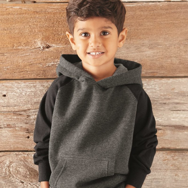 Toddler Special Blend Hooded Raglan Sweatshirt Thumbnail