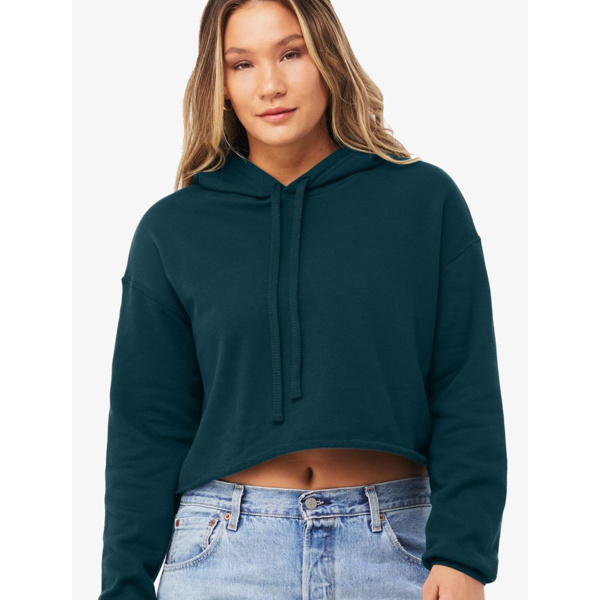 Women's Crop Hoodie Sweatshirt Thumbnail