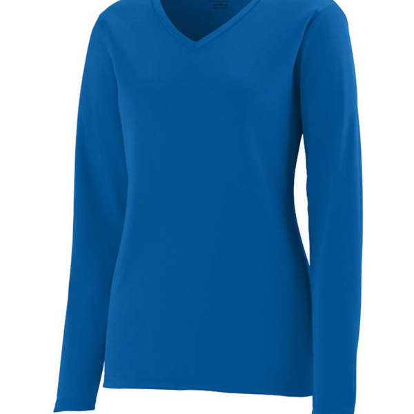 Women's Nexgen Performance Long Sleeve V-Neck T-Shirt Thumbnail